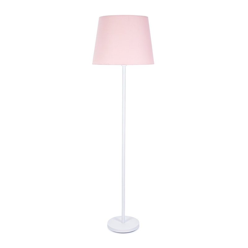 Romeir 148cm Matte Traditional Floor Lamp, Pink