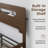 Gerrita Solid Bamboo and Metal Platform Bed with Integrated Headboard-670962503-651781915