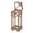 One Allium Way Farmhouse Church Window Wood and Metal Lantern (Set of 2)-482444145