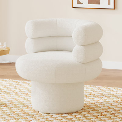 Fauteuil d'appoint rond et pivotant Roomfitter