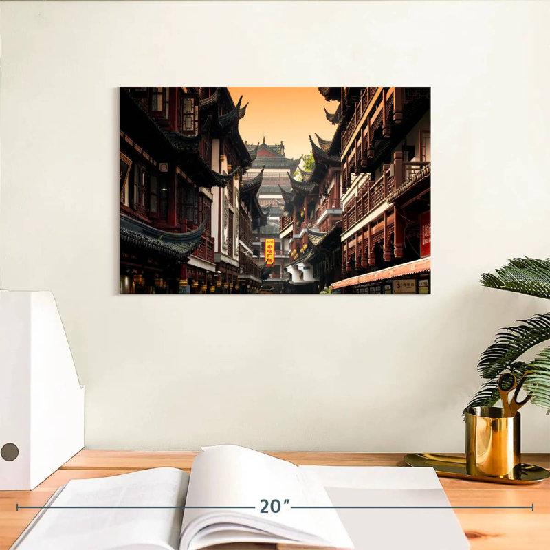 Ravi Architecture In Yuyuan Garden, 8" H x 12" W