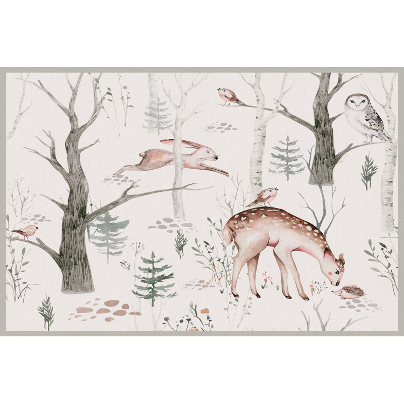 Slovan Vinyl Machine Printed Area Rug, Rectangle 100 x 150cm