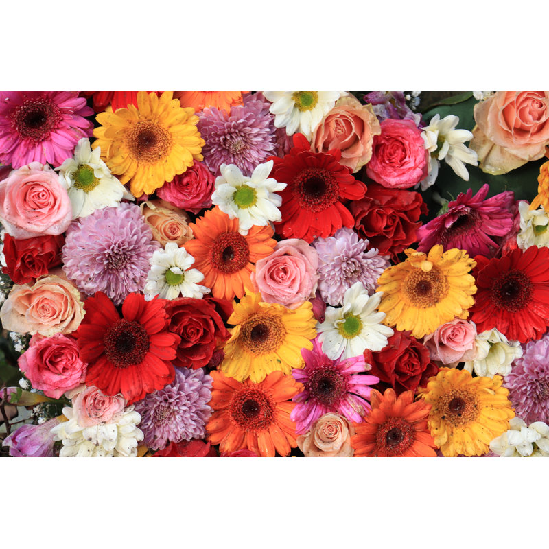 Wedding Flower Arrangement by Studioportosabbia - Wrapped Canvas Print, 30cm H x 46cm W x 3.8cm D
