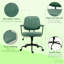 Office Chair, Adjustable For Home & Office, Comfy Seating With Stylish Retro Vibe