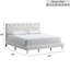 Lit Sinclair G001608-QB-UP BLÉ (matelas non inclus)