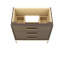 Rift White Oak Three-Drawer Single Bath Vanity-594554514-594554516-595194207