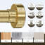 Adjustable Spring Tension Curtain Rod - No Drill Installation, Rust-Resistant, Non-Slip Design For Laundry, Closet, And Small Windows