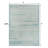 Alvieri Modern Berber Stripe Turquoise/Cream Rug-235662030