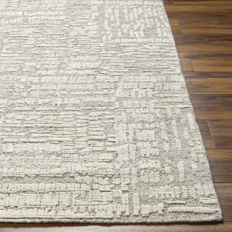 Tunus Handmade Wool Abstract Area Rug, Rectangle 9' x 12'