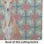 Planche à découper en verre Red Whippet Christmas PoinsettIas