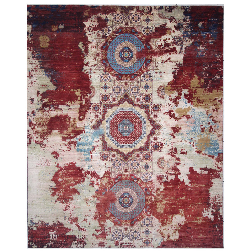One-of-a-Kind 11'10" x 14'10" Hand Knotted Area Rug