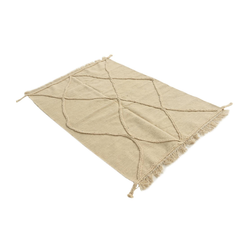 Tapis crème 3 x 5 Parra