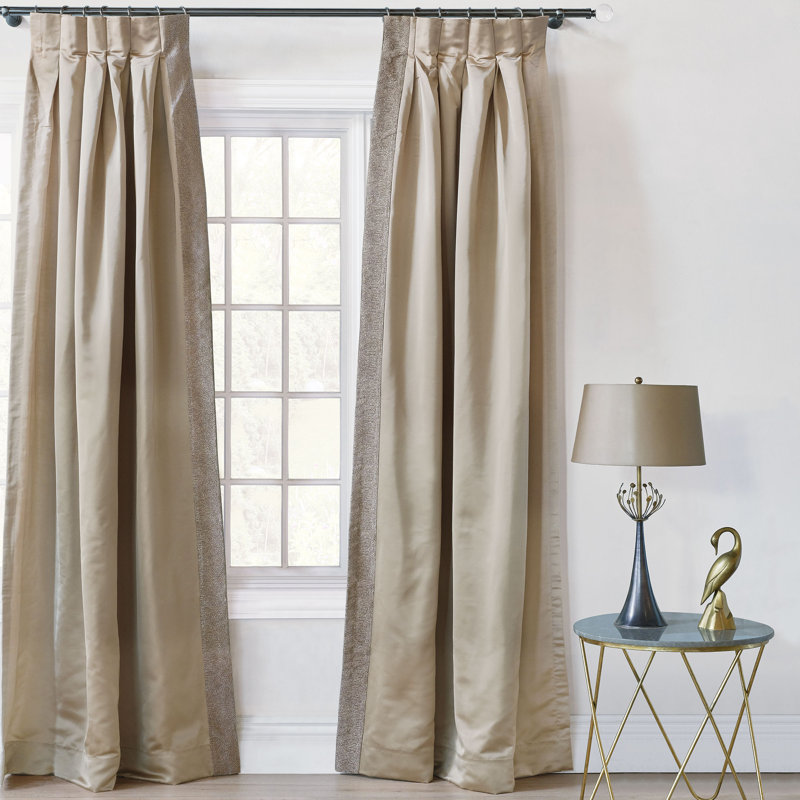 Arwen Room Darkening Curtain Single Panel, 20" W x 120" L, Right