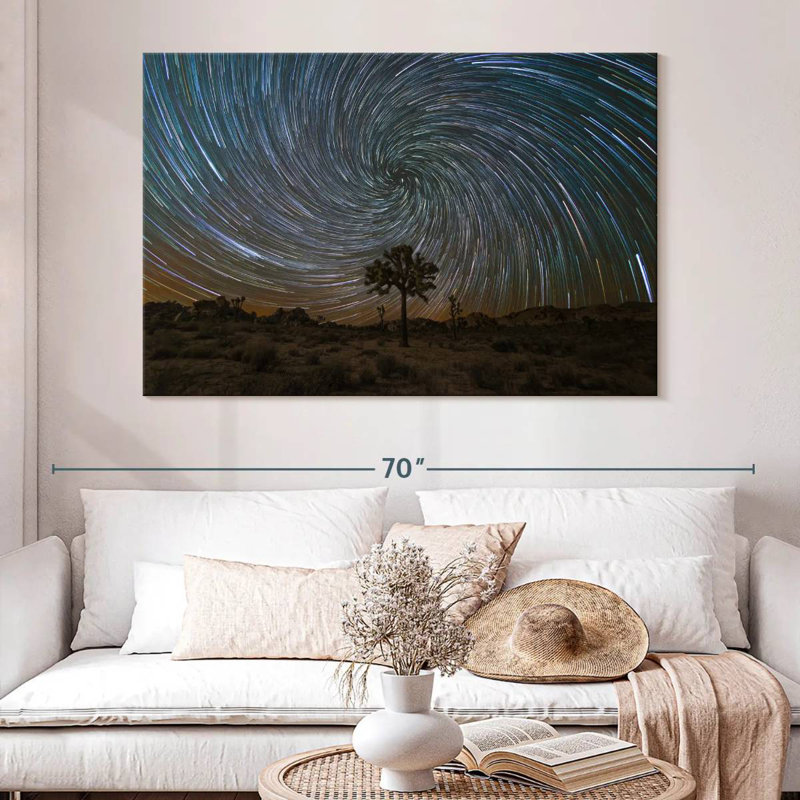 Oberle Joshua Tree Star Trail, 34" H x 51" W