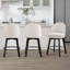 Tabouret de comptoir pivotant rembourré Mckenli-54327496-54327497