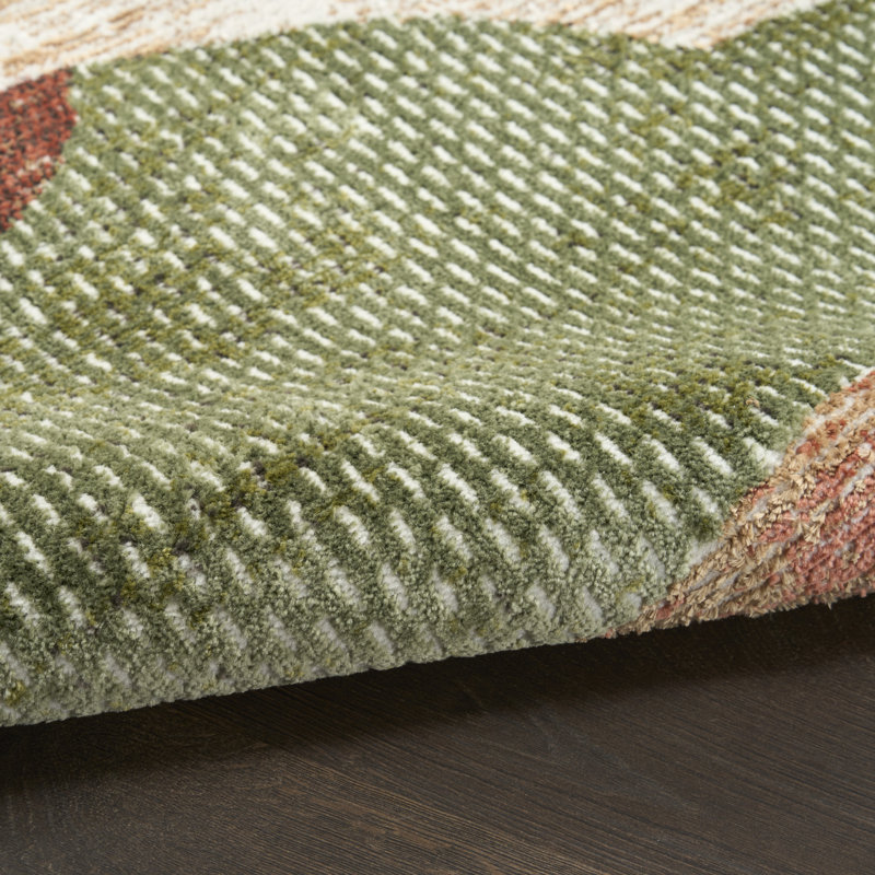 Colondro Beige Multi Modern Indoor Rug, Rectangle 4' x 6'