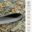 Tapis traditionnel gris crocheté à la main Tricity-1116215934