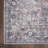 Lyiah Oriental Machine Washable Polyester Area Rug in Gray-155472643