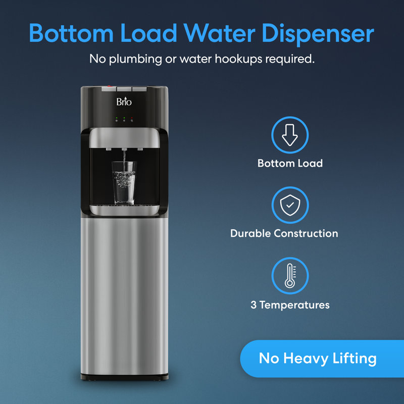 Brio Free Standing Bottom Loading Electric Water Dispenser