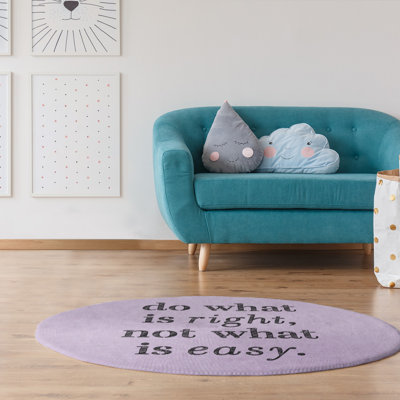 Quotes Chenille Indoor Rug