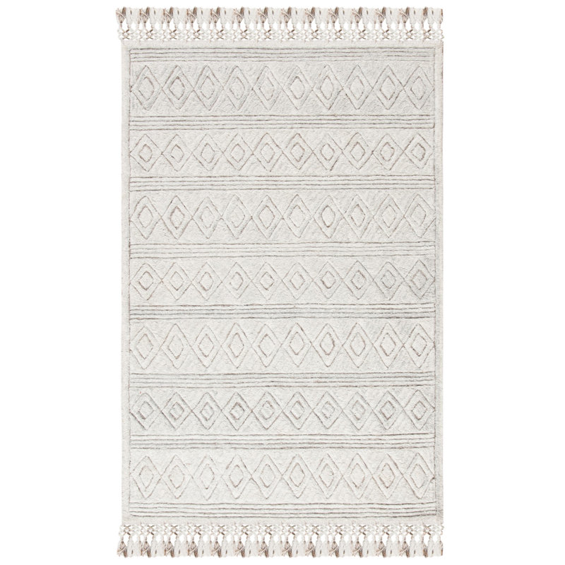Powell Hand Tufted Performance Geometric Rug, Rectangle 4' x 6'