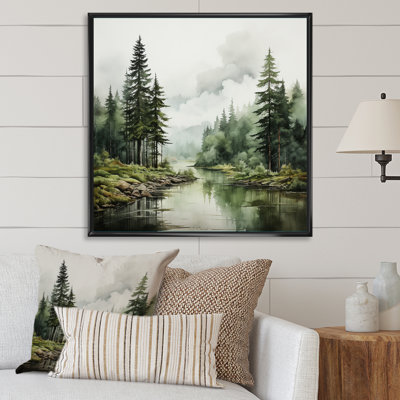 " Pine Tree Silent Wilderness "