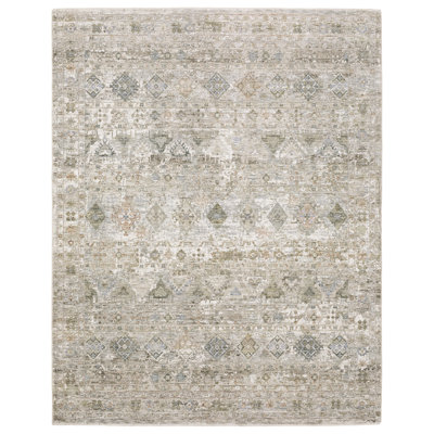 Tapis beige / gris Kuebler