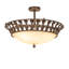 Hampton 4 - Light Semi Flush Mount