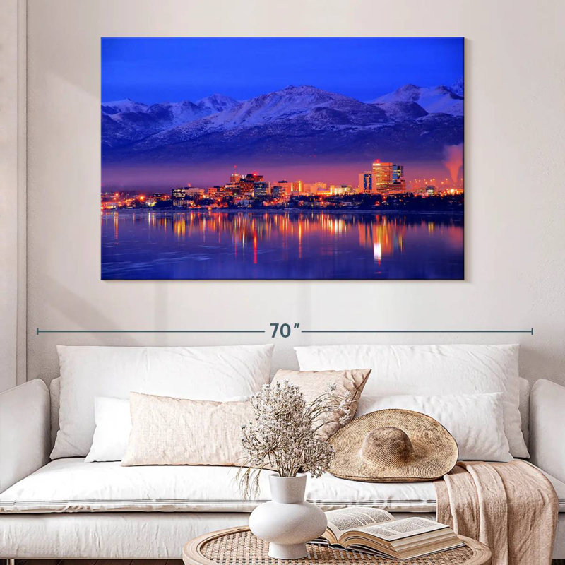 Ravi Anchorage At Night, 34" H x 51" W