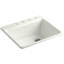 Riverby® 25" L x 22" W x 9-5 8" Bar Kitchen Sink with Basin Rack-11013551-64615352