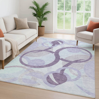 Premium Machine Washable Mayfield  geometric Rug
