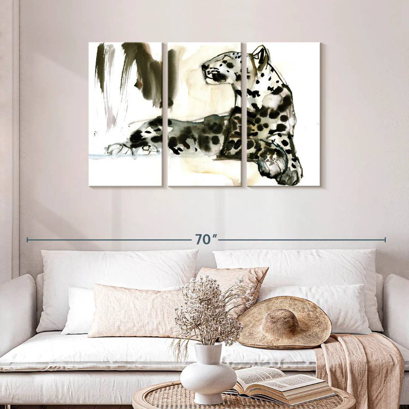 Brampt Arabian Leopard 2008 III, 28" H x 45" W