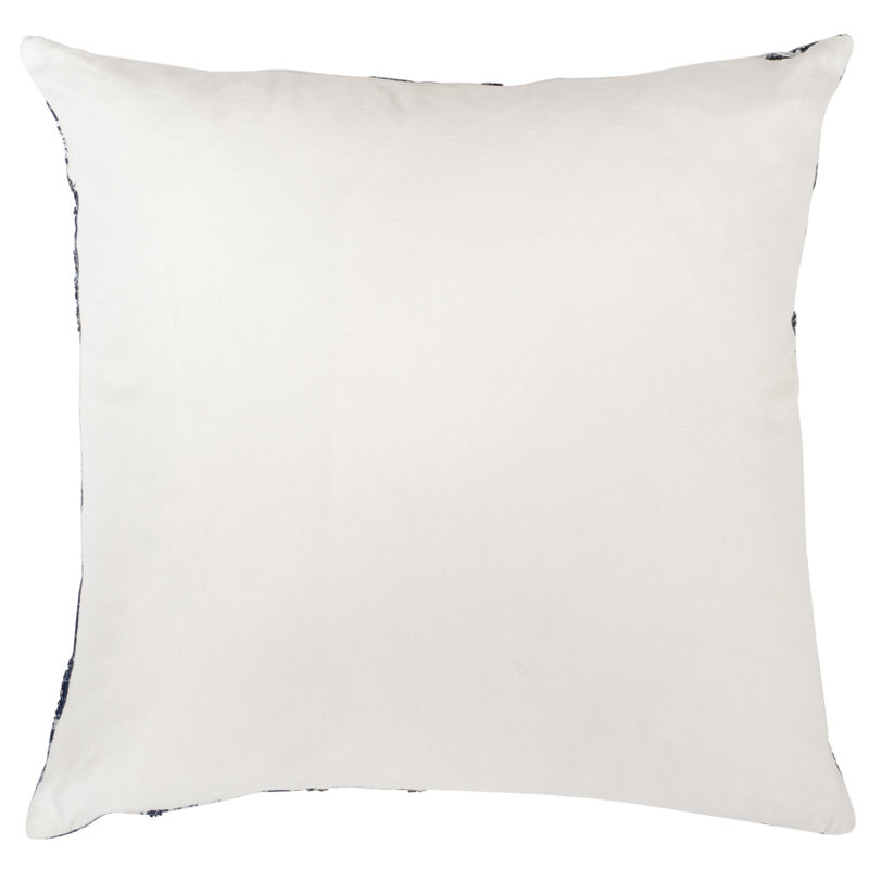 Delra Embroidered Cotton Throw Pillow