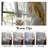 Linen Blended Textured Semi-Sheer Grommet Curtains - 37"/52" Widths Semi-Private & Light-Filtering Linen-Style Panels for Bedroom -299404357-299404342