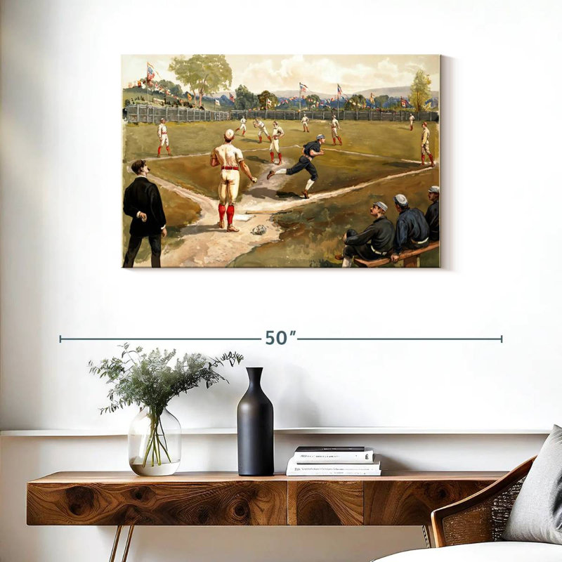 Sireci Baseball, 24" H x 36" W