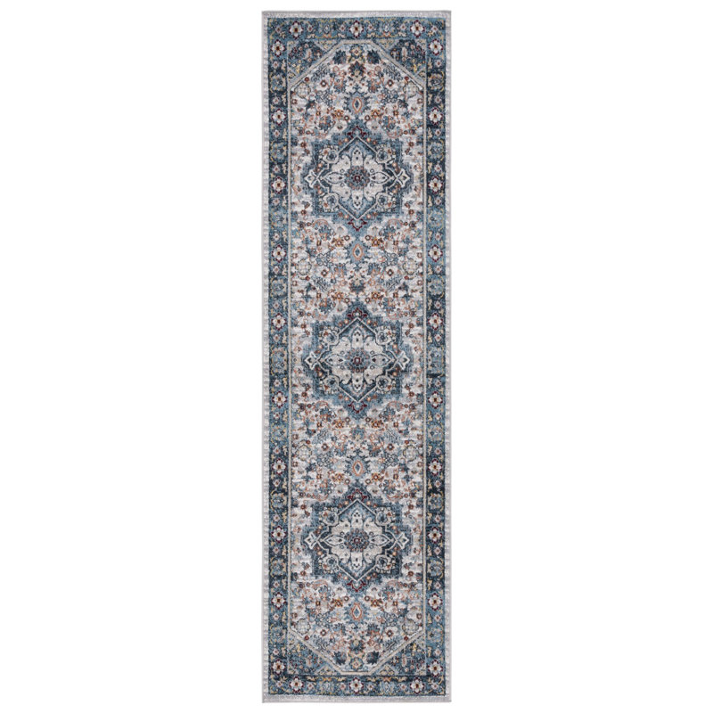 Bayside Performance Machine Washable Oriental Rug, Runner 2'2" x 8'