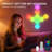 Set Of 20 Hexagonal Light Panels; Smart Led Wall Lamps Compatible With App And Remote Control