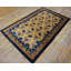 Tapis ivoire antique en laine Kansu