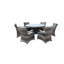 Fairweather 6 - Person Patio Dining Set with Round Table , Cushions Included-1241349237
