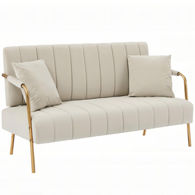 Kynnadi 62 " Velvet Futon and Mattress