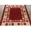 Tapis unique en laine noué à la main Kashkoli nouvel âge rouge 9 pi 1 po x 12 pi 2 po