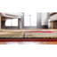 Tapis contemporain Trejo couleur vin carré-1469208198
