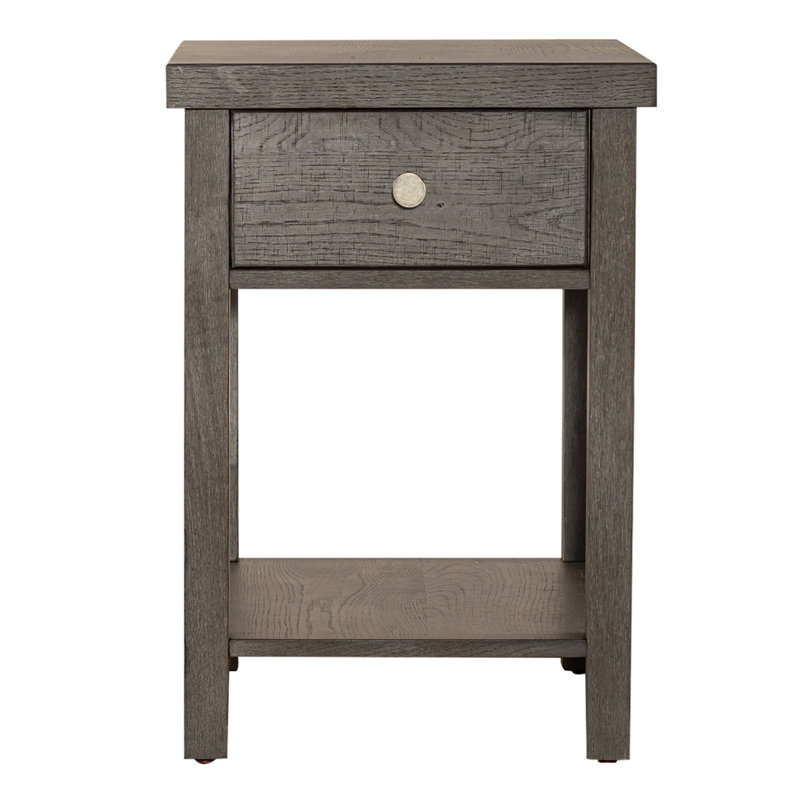 Table d'appoint Bettee, Gris foncé