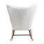 Chaise berçante rembourrée Kerth