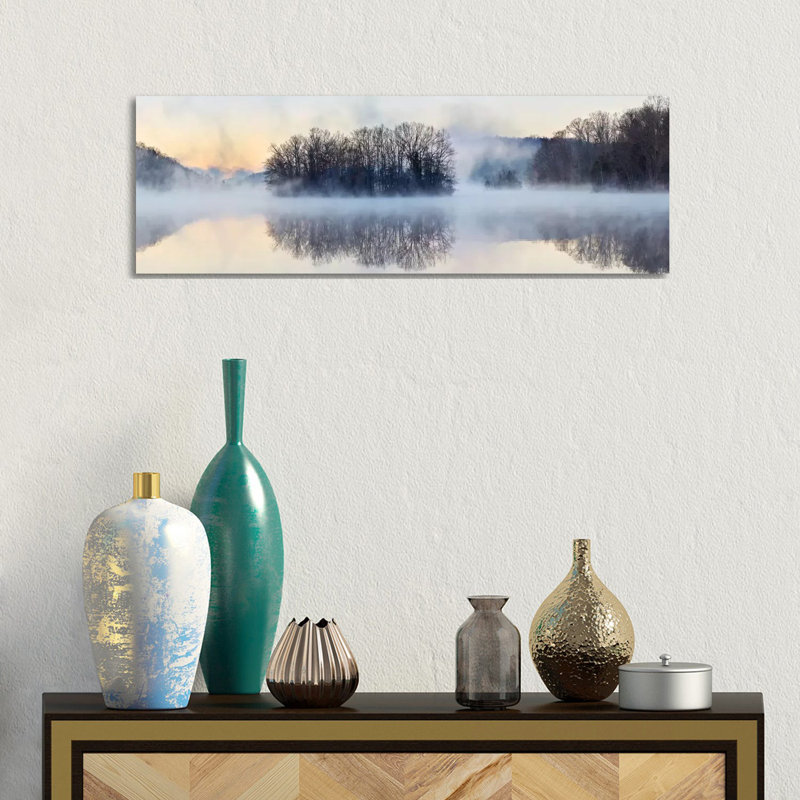 Scene On The Water VIII by James McLoughlin - Wrapped Canvas Print, Wrapped Canvas, 30.48 cm H x 91.44 cm W x 3.175 cm D