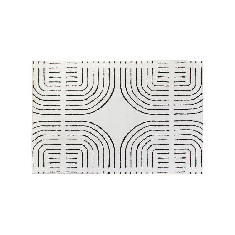 Tapis antidérapants Bohemian Lines, Tapis de couloir 2 pi x 4 pi