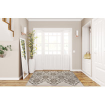 Cordova Quatrefoil Indoor Outdoor WaterHog Doormat