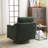 Chenille Living Room Swivel Barrel Accent Chair-1809112800