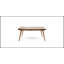 Table d'extérieur rectangulaire en bois d'acacia L 68,50 po x l 37,50 po Dorsy