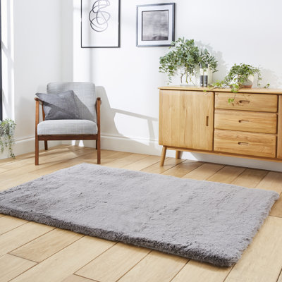 Talton area rug Table Tufted Rectangle Grey